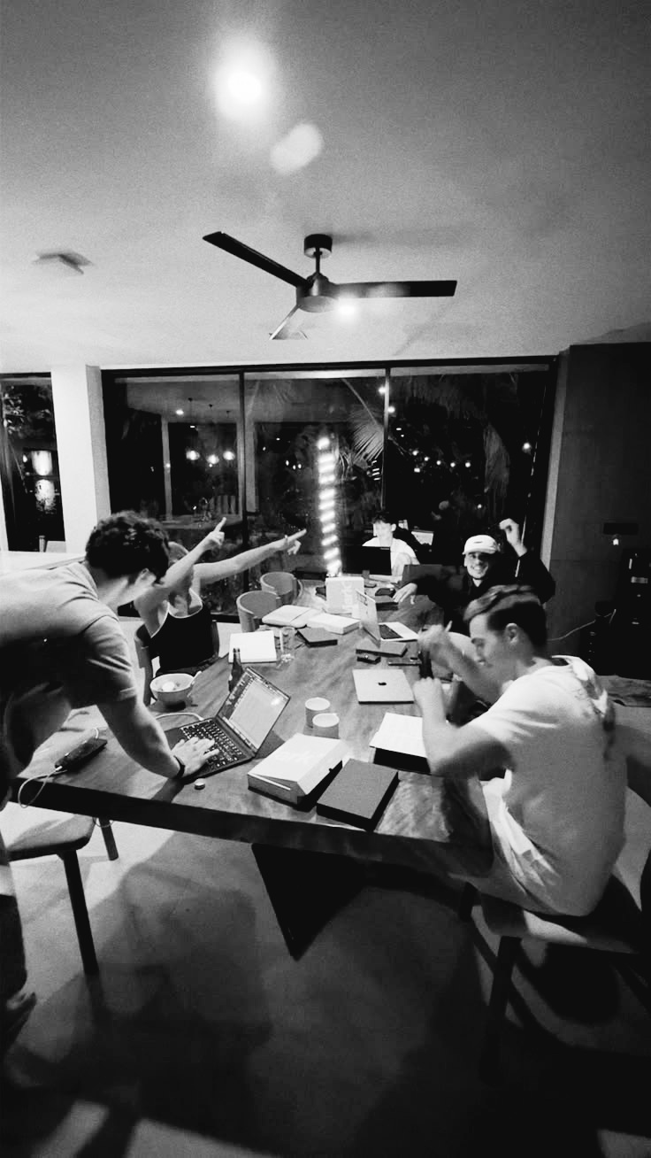Team collaborating